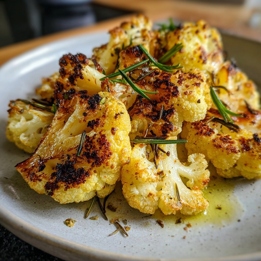 Blumenkohl Ofengemüse Mit Gewürzen