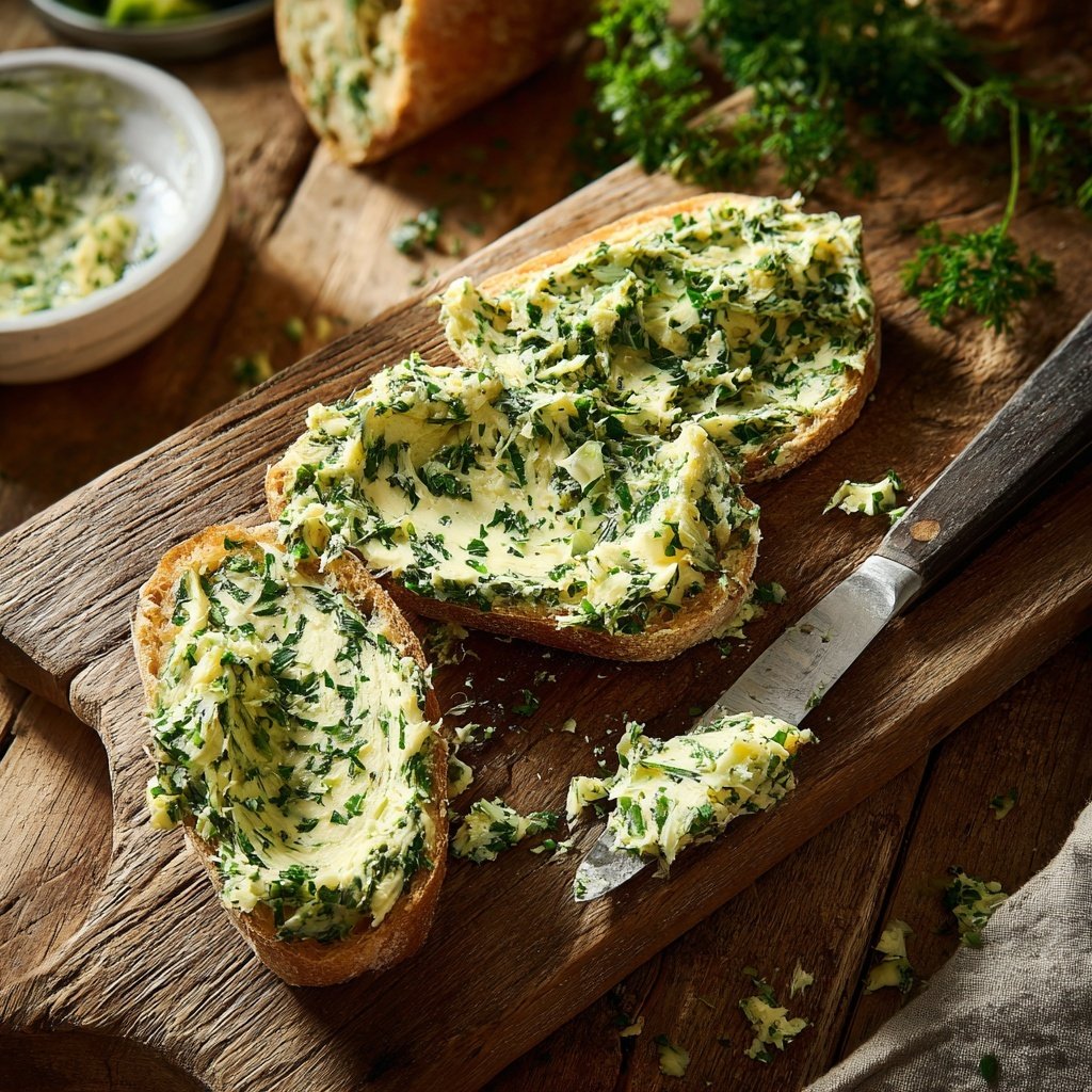 Kräuterbutter Mit Knoblauch Und Limette