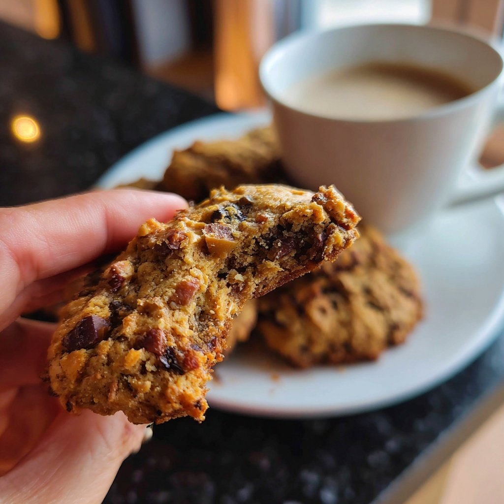 Gesunde Kekse mit Datteln & Erdnussbutter