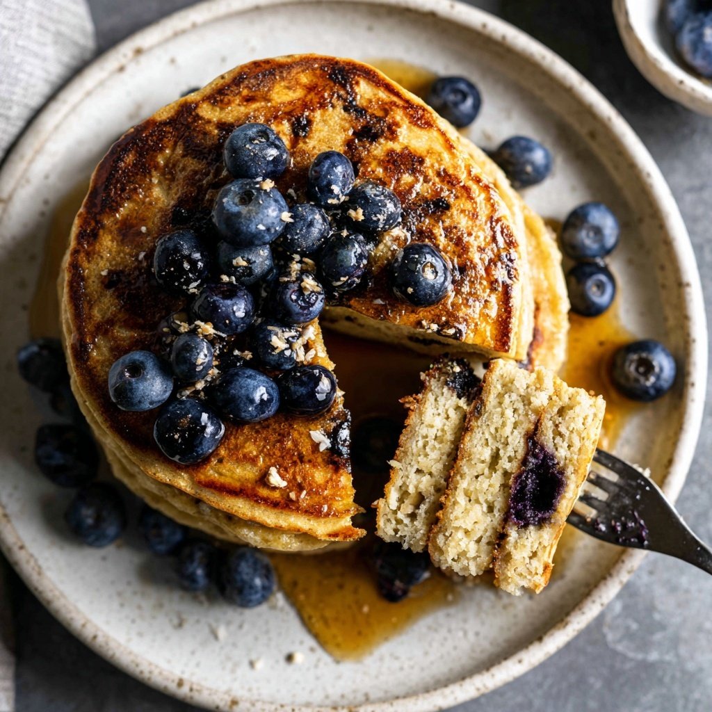 Protein-Pfannkuchen mit Hafer