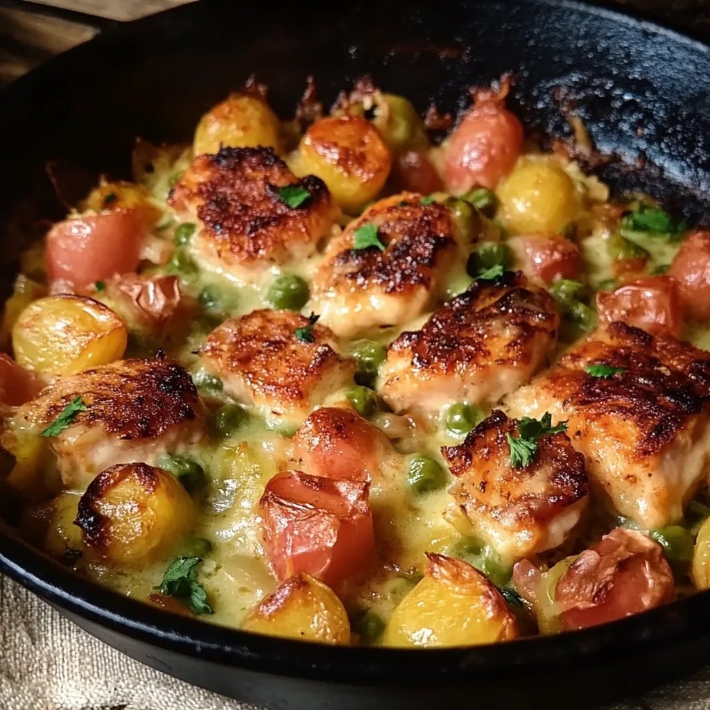 Rosenkohl-Kasseler-Auflauf