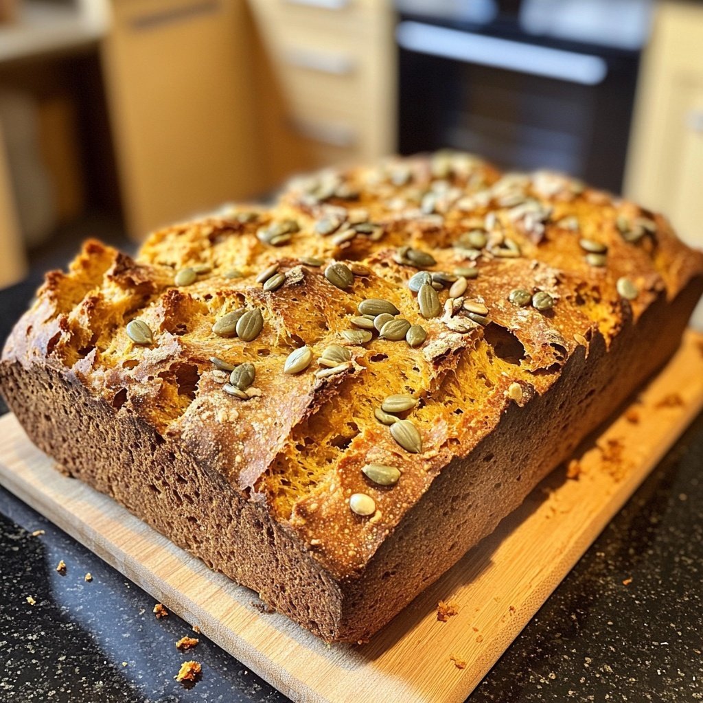Einfaches Kürbisbrot